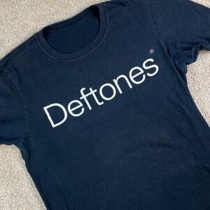 Deftones Ohms Promo Band T Shirt Black Short Sleeve Graphic Tee Men's‎ Size M